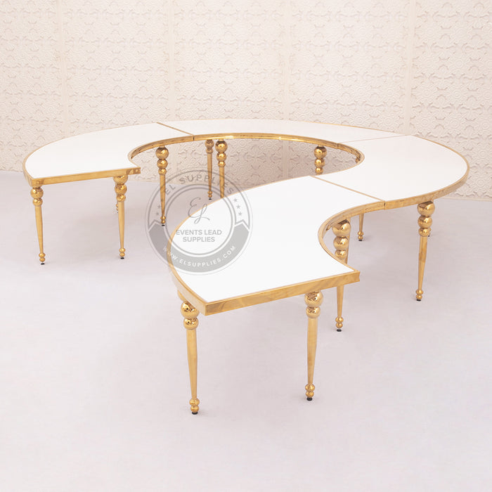 semi-circle modern table