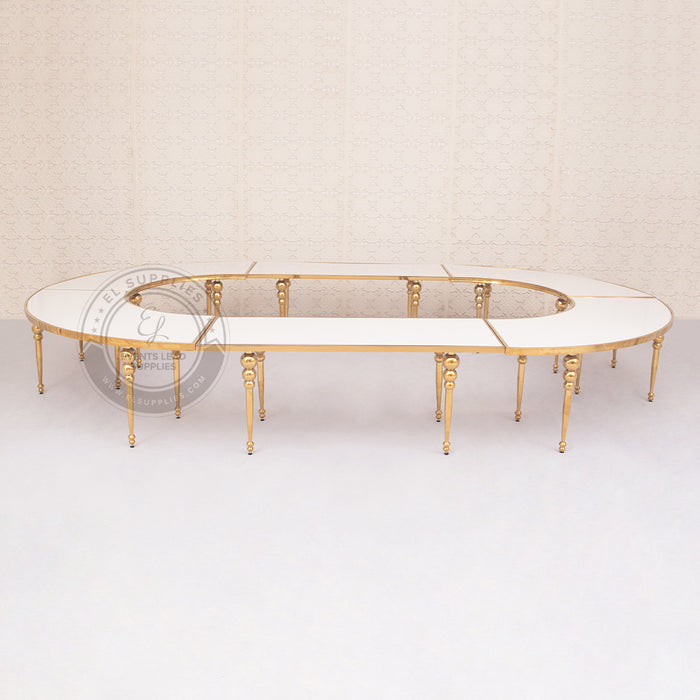 full circle dining table