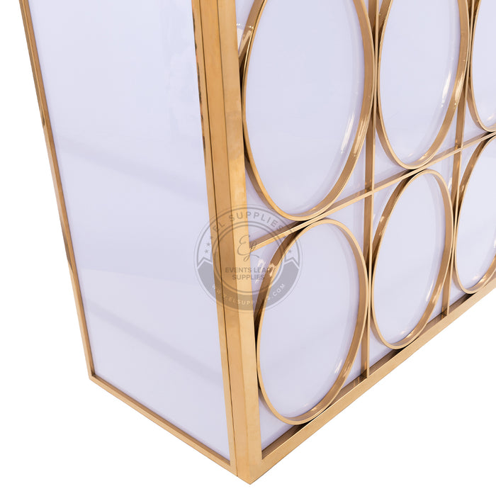 Foldable TYRONE Bar Table Bottom Corner Close up