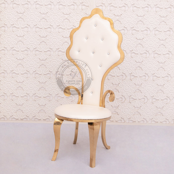 APHRODITE Sweetheart Throne Chair Front view