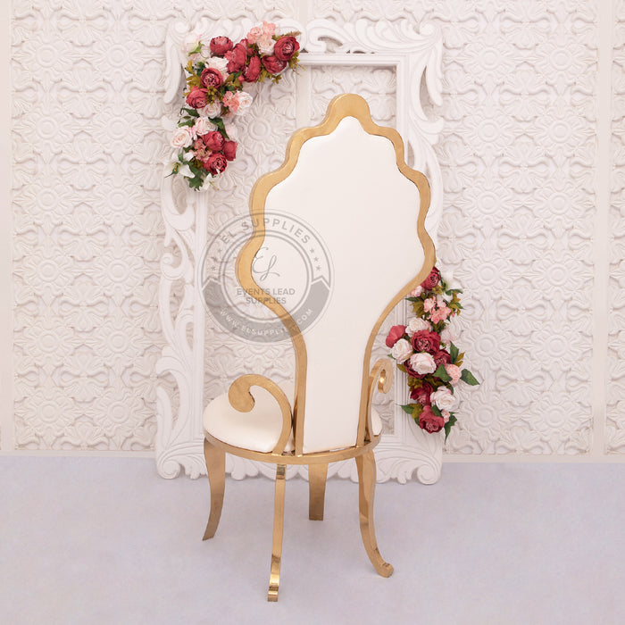 APHRODITE Sweetheart Throne Chair Back view