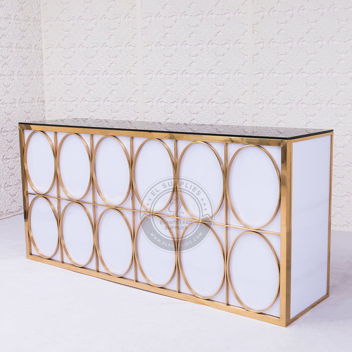 TYRONE Foldable Bar Table Front view