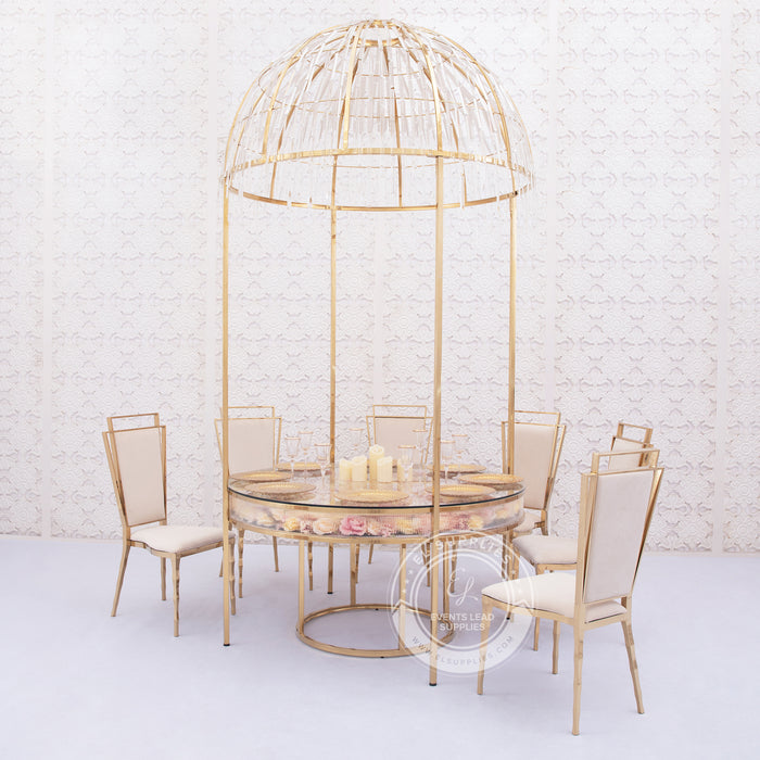 GEMMY KUSHAN Dome Table with chairs