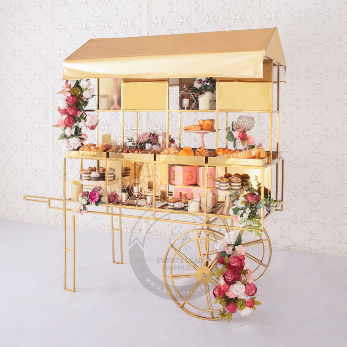 RHEA Food Cart Gold