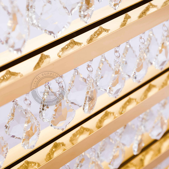 Oskar bar table Crystal Close up