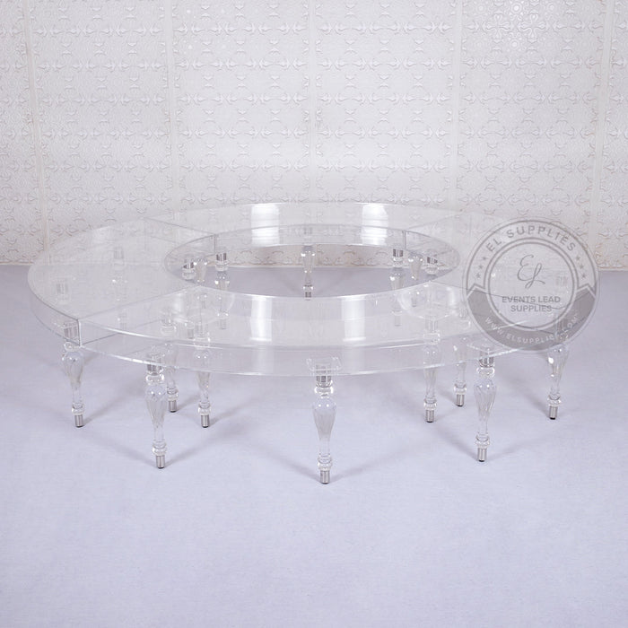 round acrylic dining table