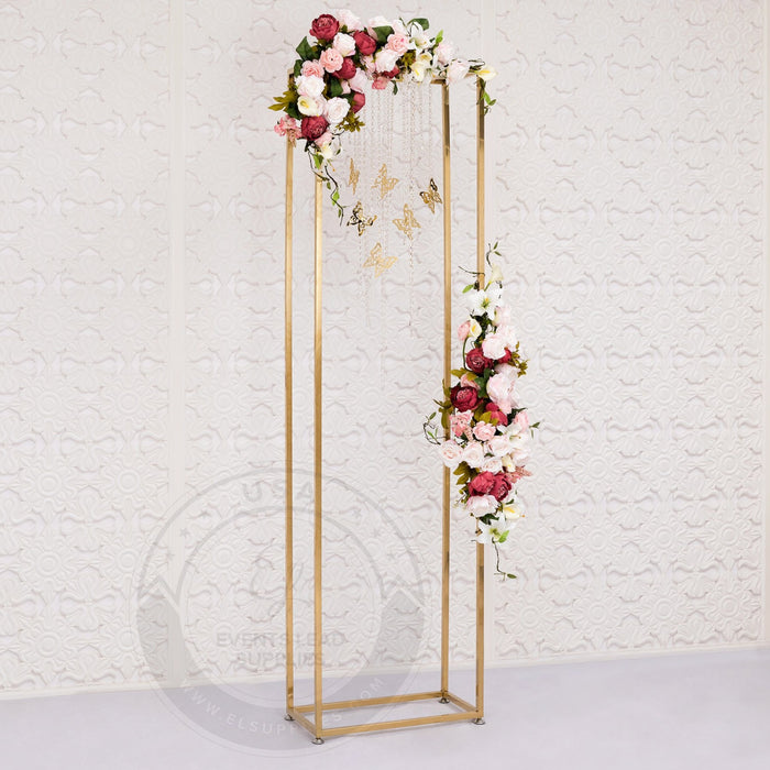 ISTAMAI Gold Rectangular Stand 7'