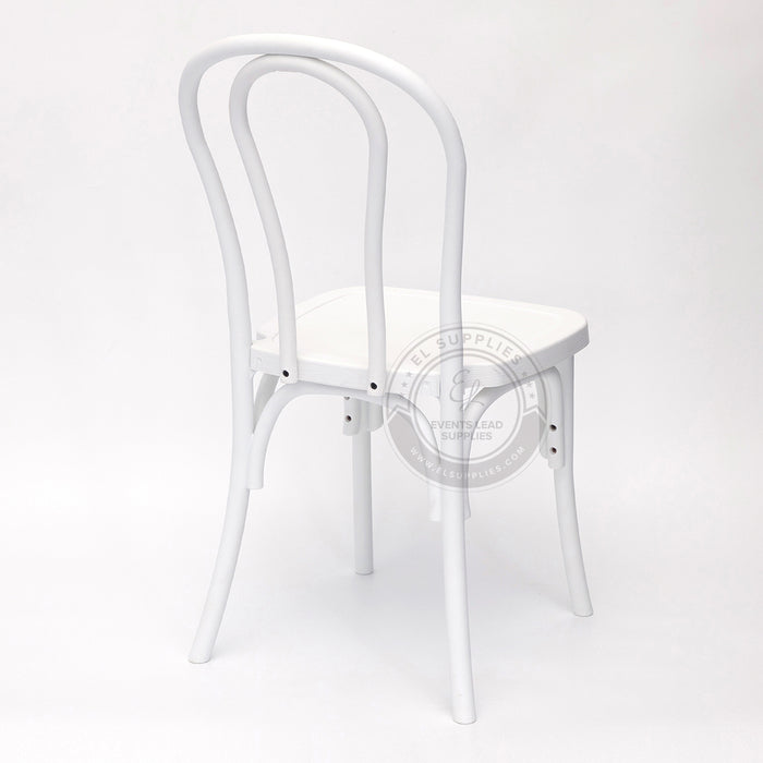 BENTWOOD White Wood-Grain Resin Chair