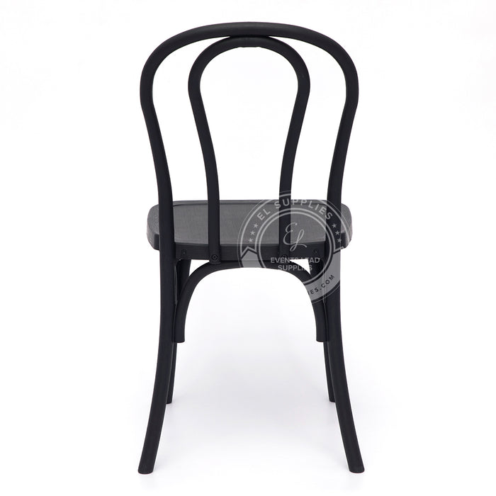 BENTWOOD Black Wood-Grain Resin Chair