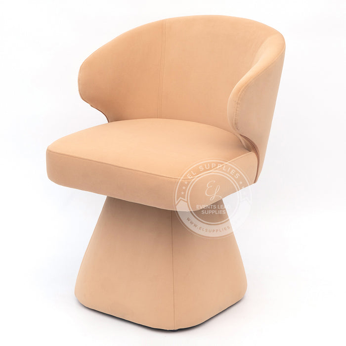 LARACHE Light Tan Accent Chair