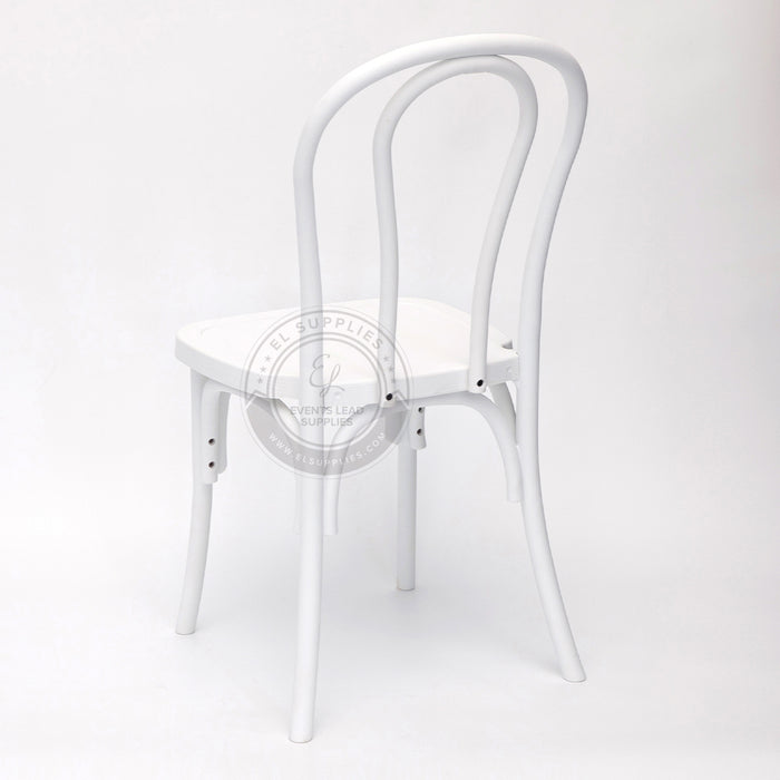 BENTWOOD White Wood-Grain Resin Chair