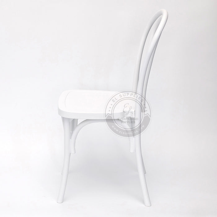 BENTWOOD White Wood-Grain Resin Chair