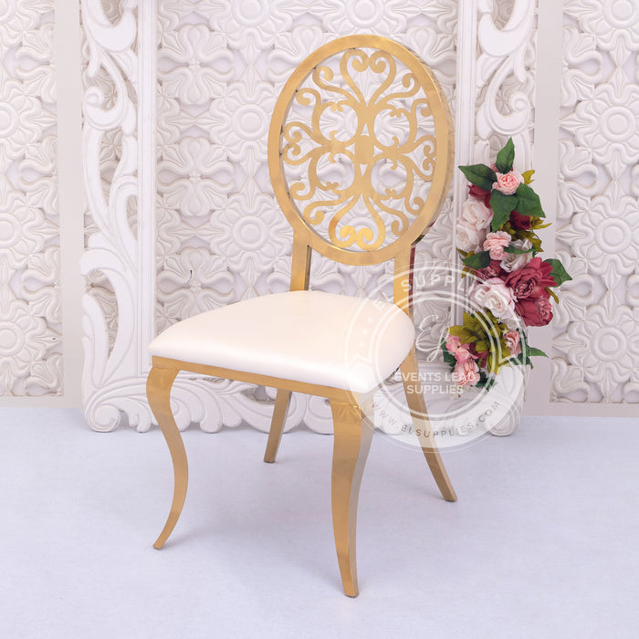 FREYA Gold Wedding Chair