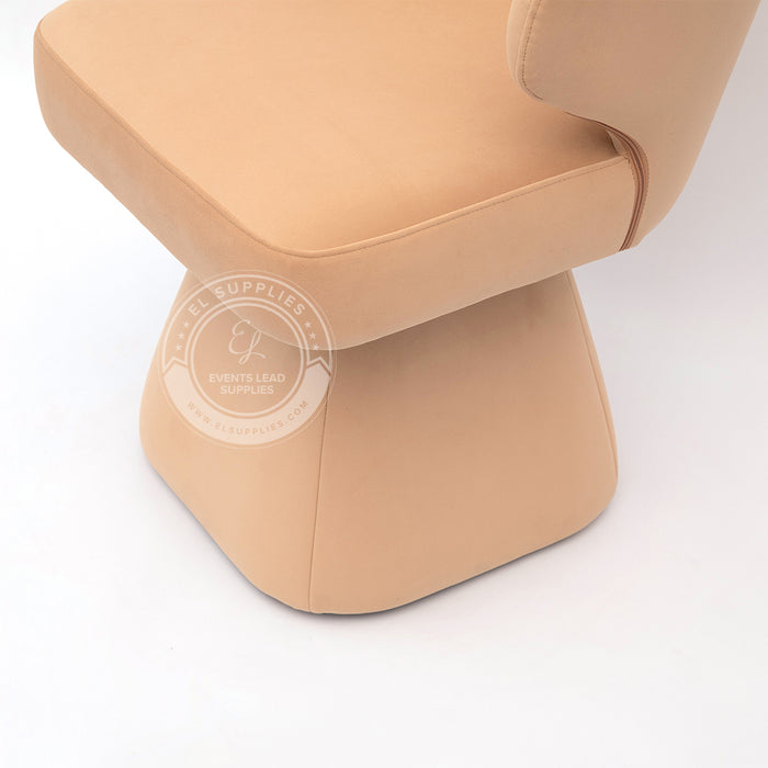 LARACHE Light Tan Accent Chair