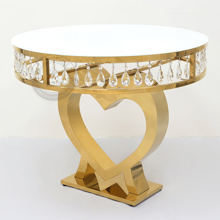 GEMMA HATHOR Heart Shaped Cake Table