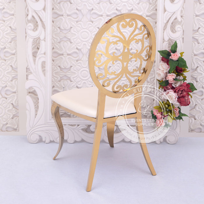 FREYA Gold Wedding Chair