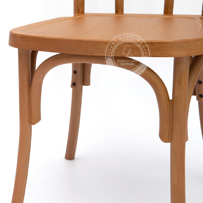 BENTWOOD Oak Brown Wood-Grain Resin Chair