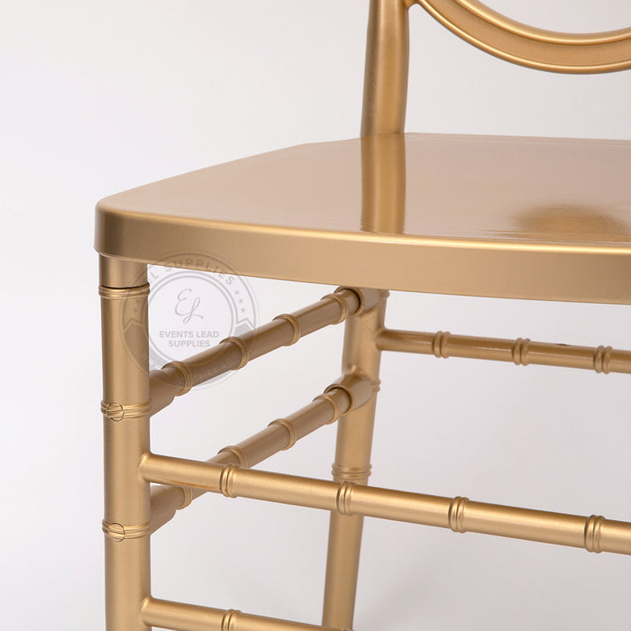 PHOENIX Gold Resin Chair with Free Cushion