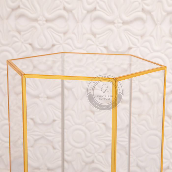 LECANA Clear and Gold Stands