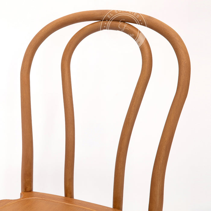 BENTWOOD Oak Brown Wood-Grain Resin Chair