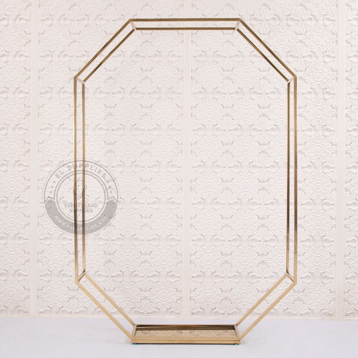 ARDA Octagon Gold Frame Backdrop