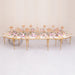 gold serpentine table 