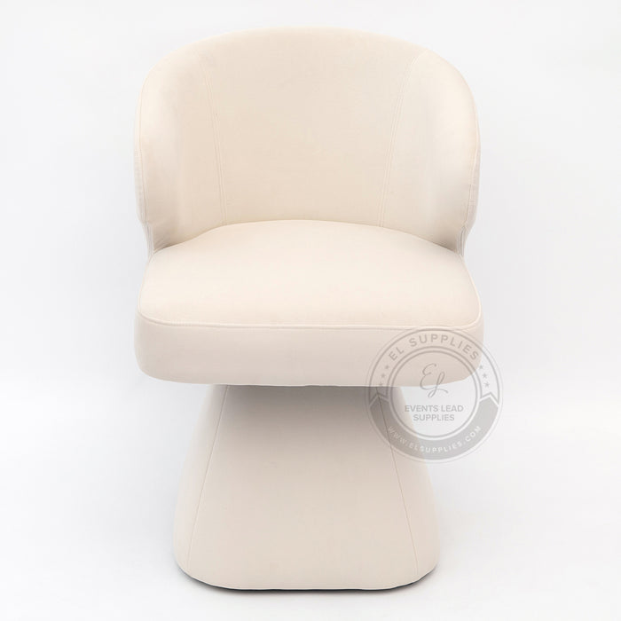 LARACHE White Accent Chair