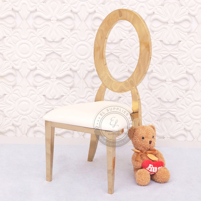 OLYMPIA Oz Stackable Gold Kids Chair