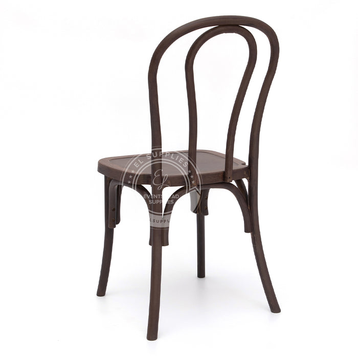 BENTWOOD Dark Walnut Wood-Grain Resin Chair