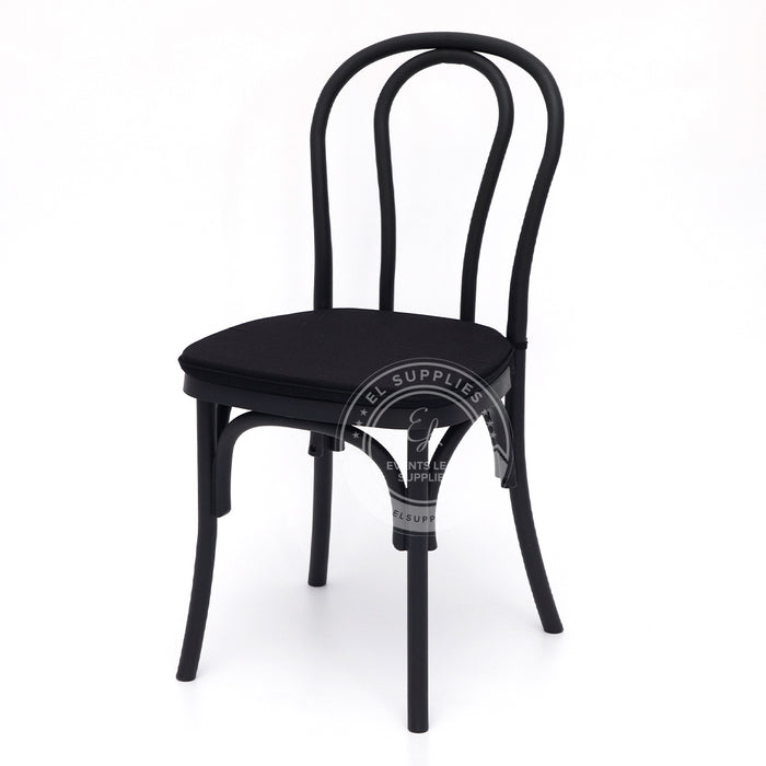 BENTWOOD Black Wood-Grain Resin Chair