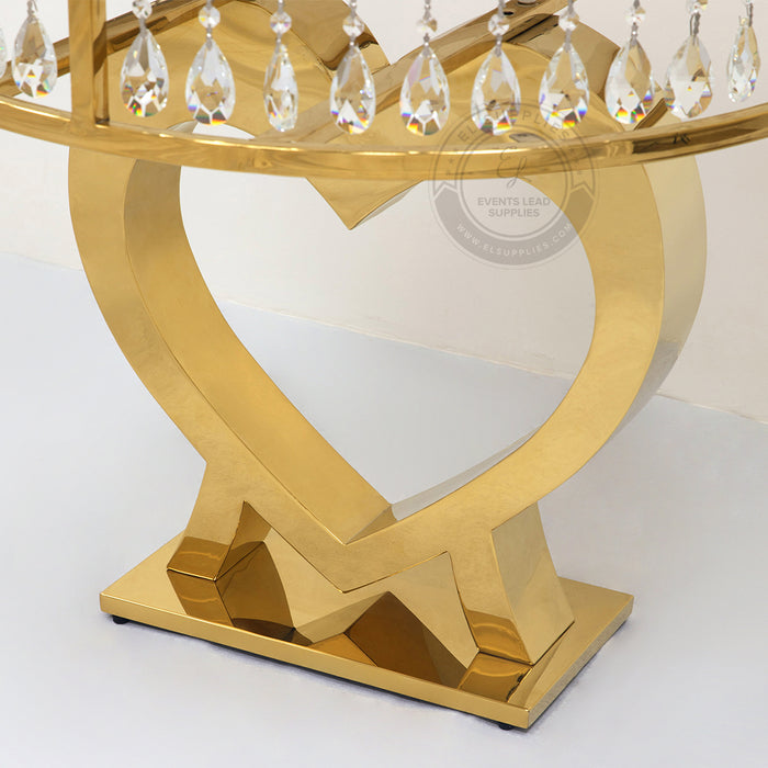 GEMMA HATHOR Heart Shaped Cake Table