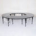black round dining table 