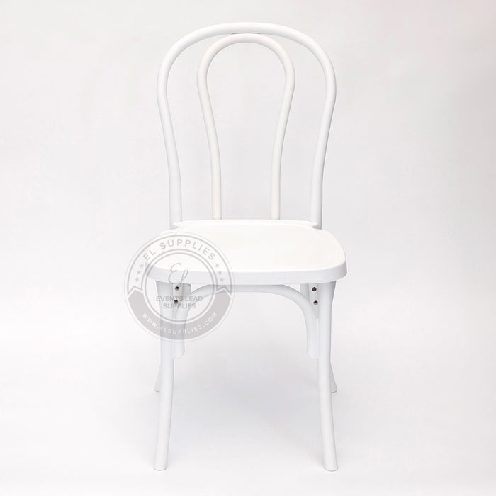 BENTWOOD White Wood-Grain Resin Chair