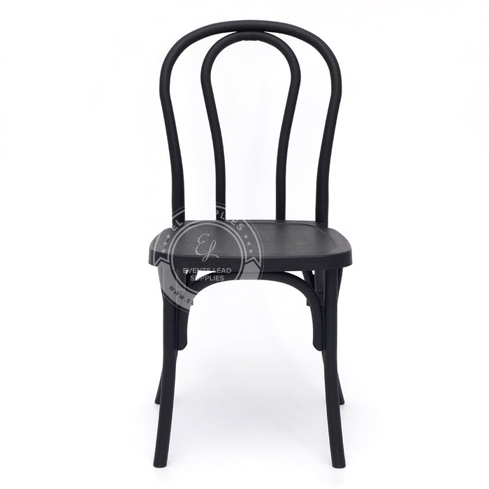 BENTWOOD Black Wood-Grain Resin Chair