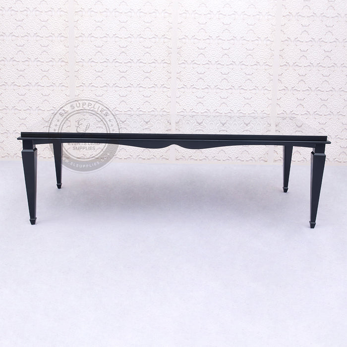 APRICUS Black 8-foot Dining Table