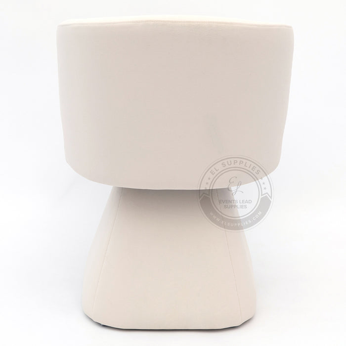 LARACHE White Accent Chair