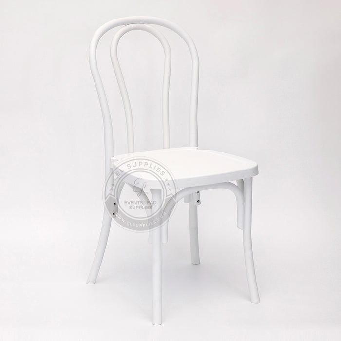 BENTWOOD White Wood-Grain Resin Chair