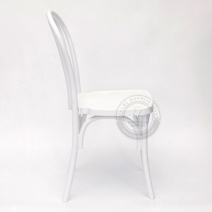 BENTWOOD White Wood-Grain Resin Chair