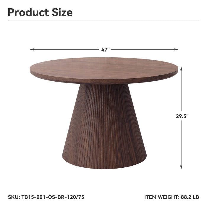 CONO Dark Brown Dining Table