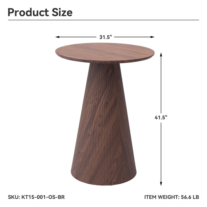CONO Dark Brown Cocktail Table