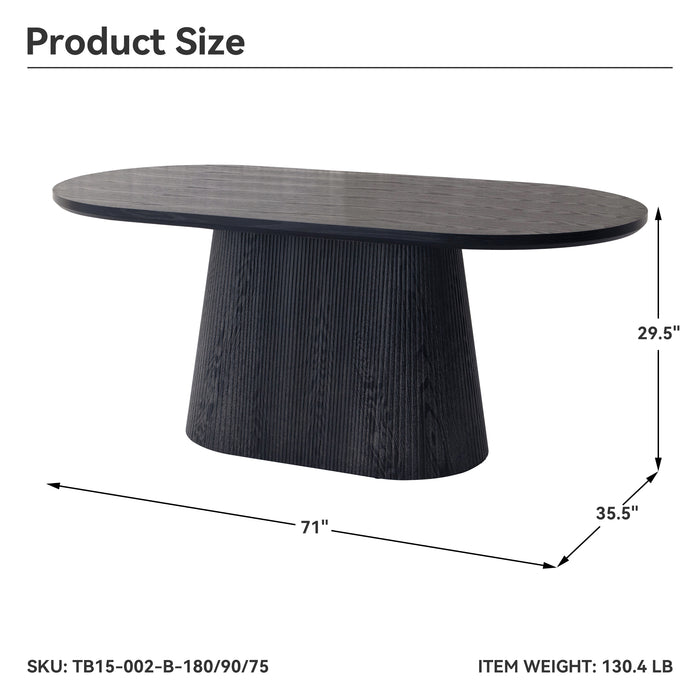 OBCONO Black Dining Table