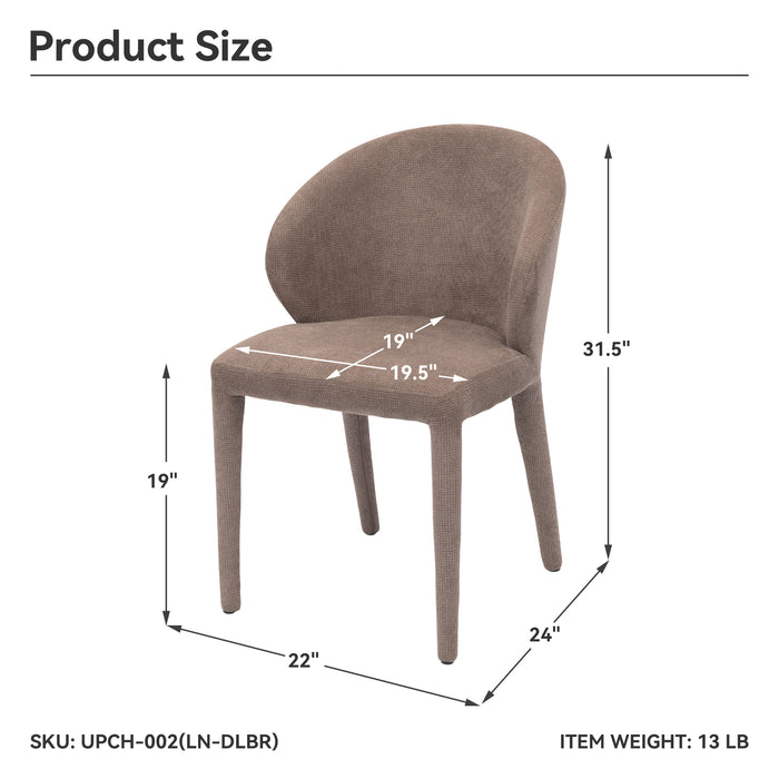 RAGID Dull Brown Accent Chair