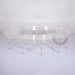 round glass wedding table 