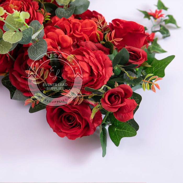 SILK Floral Centerpieces - FLAMINGO Red - 2 Foot Decorative Flowers