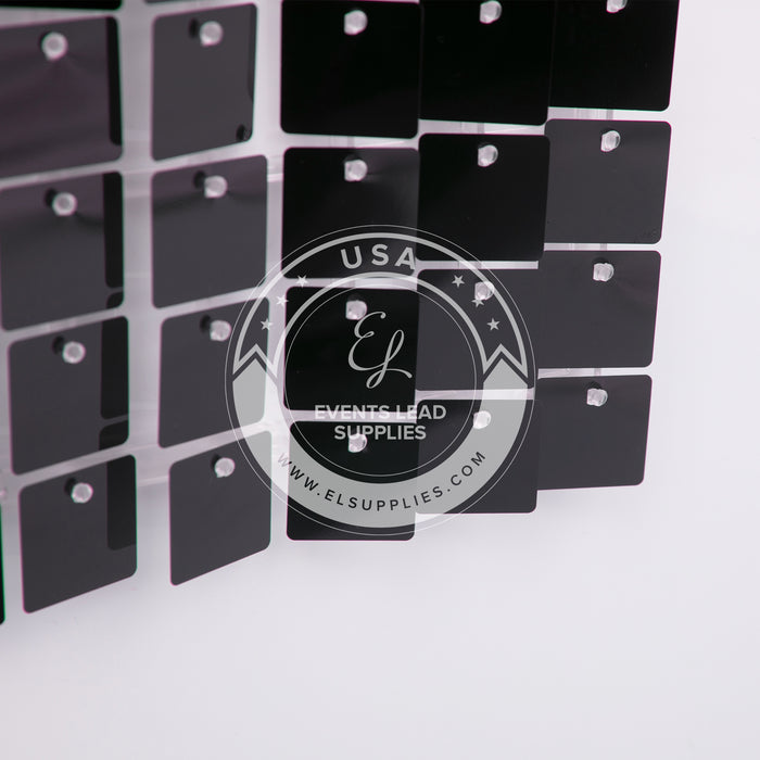 LAMPEROS Shimmer Square 12" x 12" - Black